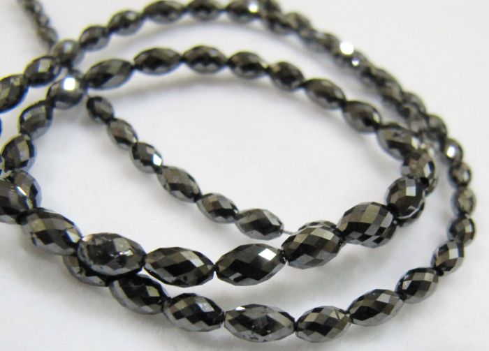William Levine Black Diamond Bead Necklace | Oster Jewelers